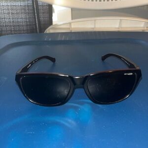 Men’s Sunglasses Arnette Straight Cut , Matte Black On Opal Red Frame Color
